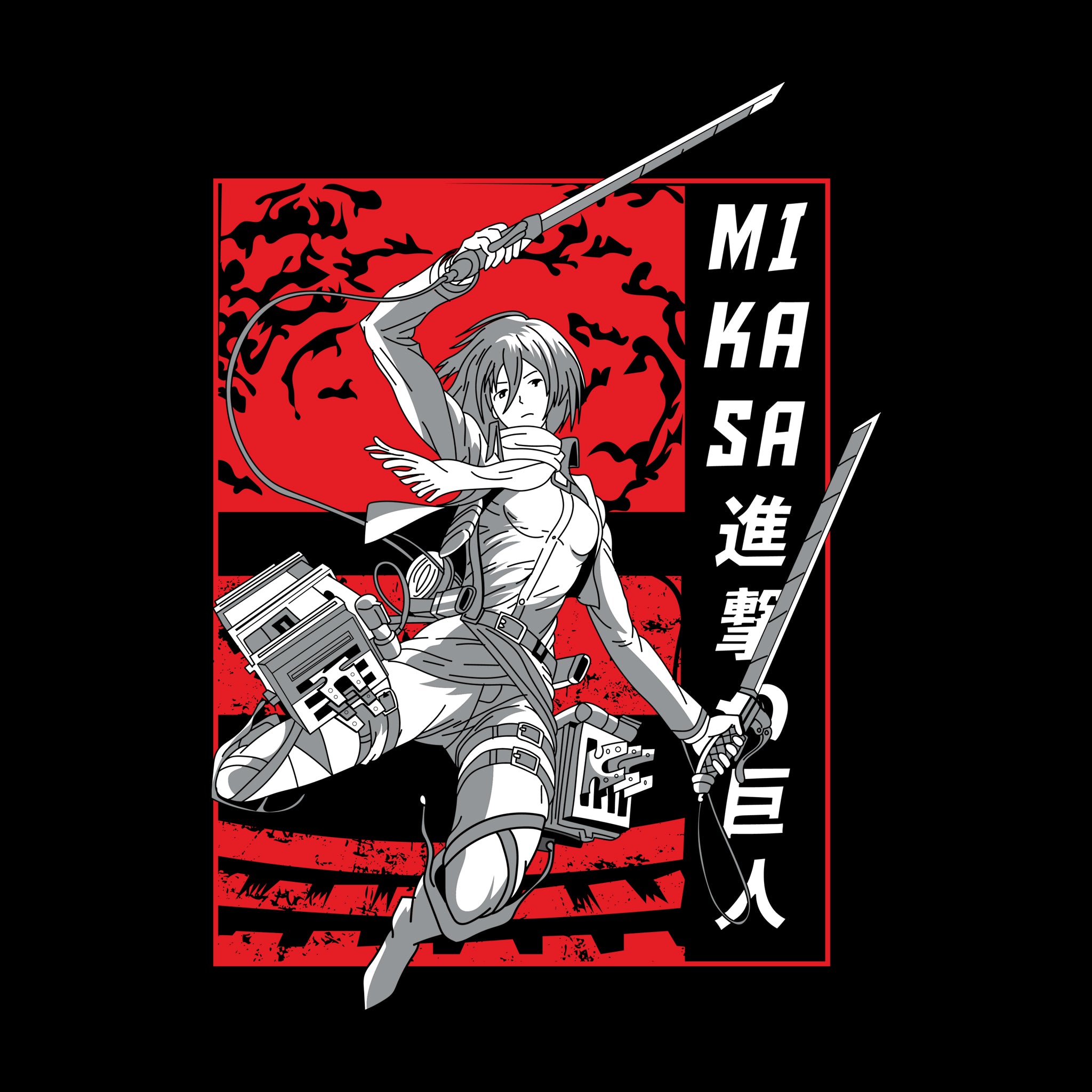 Mikasa Two Tone | Attack on Titan