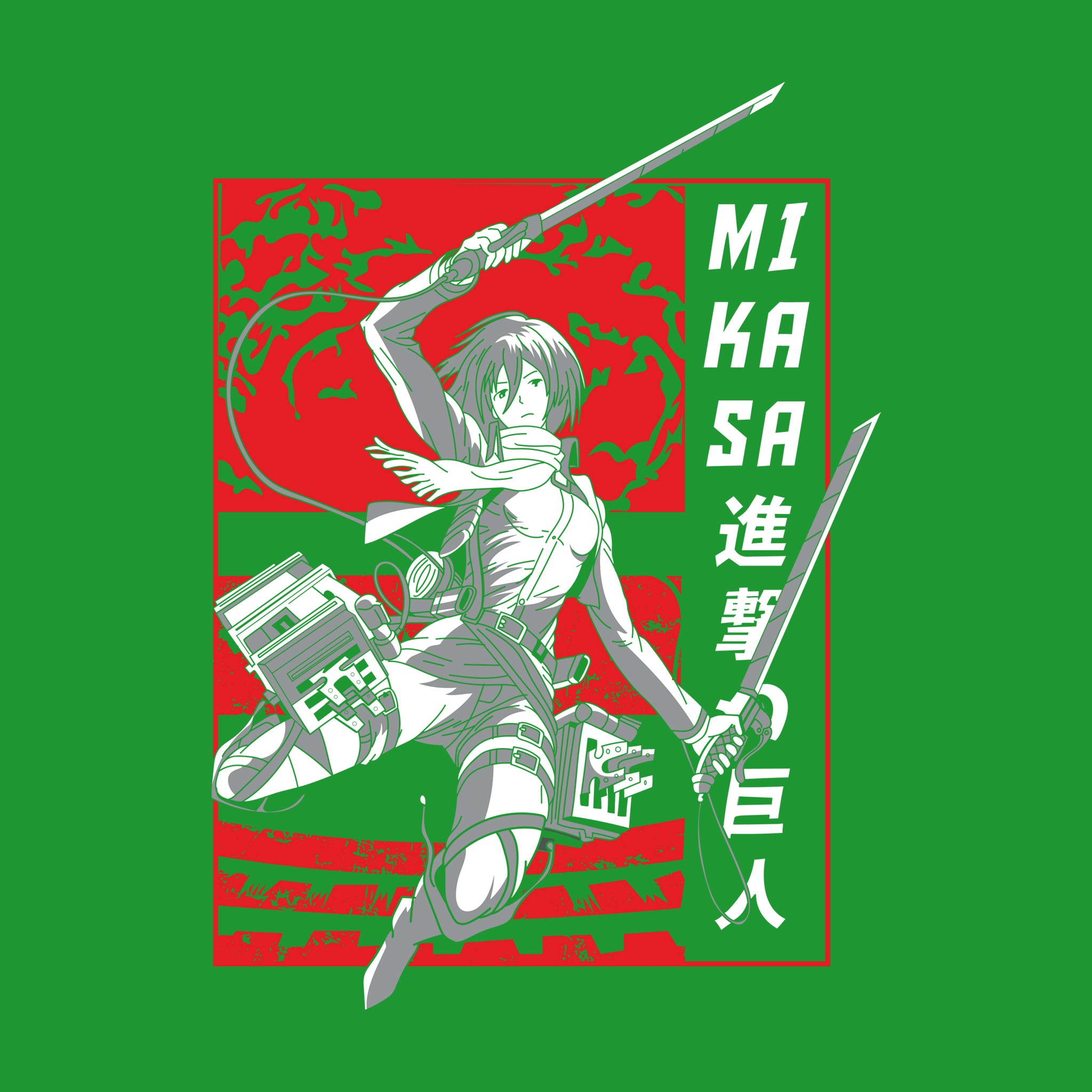 Mikasa Two Tone | Attack on Titan