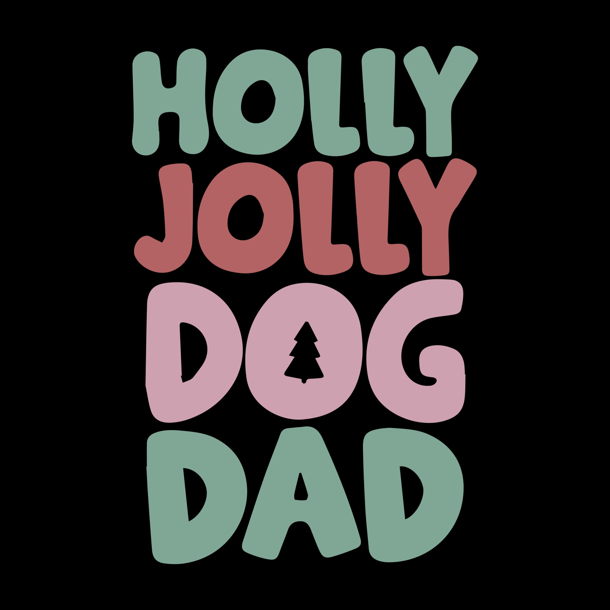 Holly Jolly Dog Dad