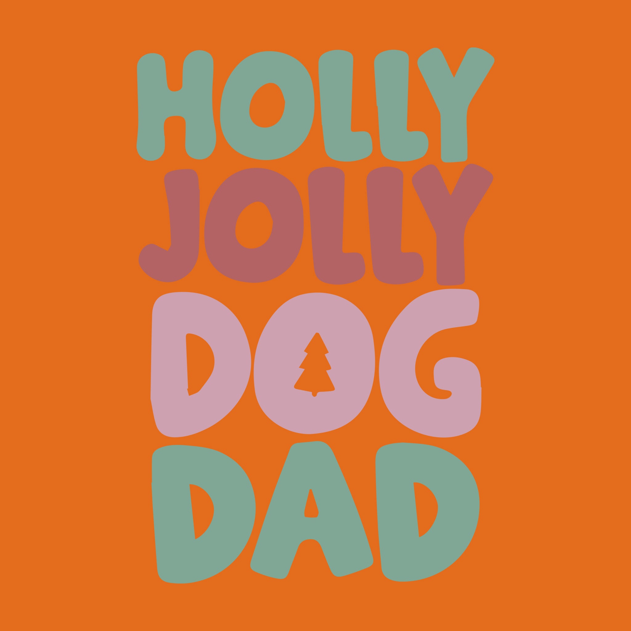 Holly Jolly Dog Dad