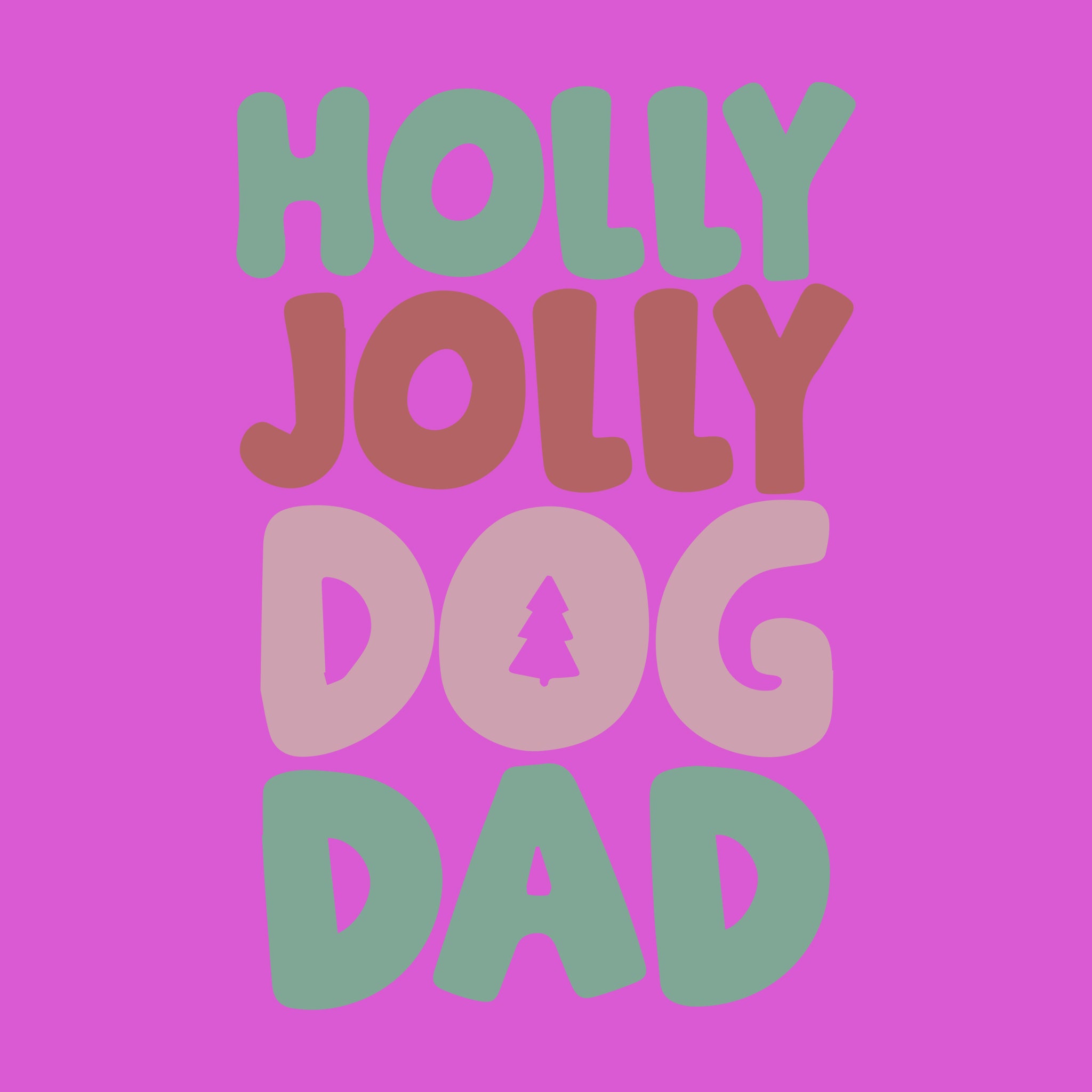 Holly Jolly Dog Dad