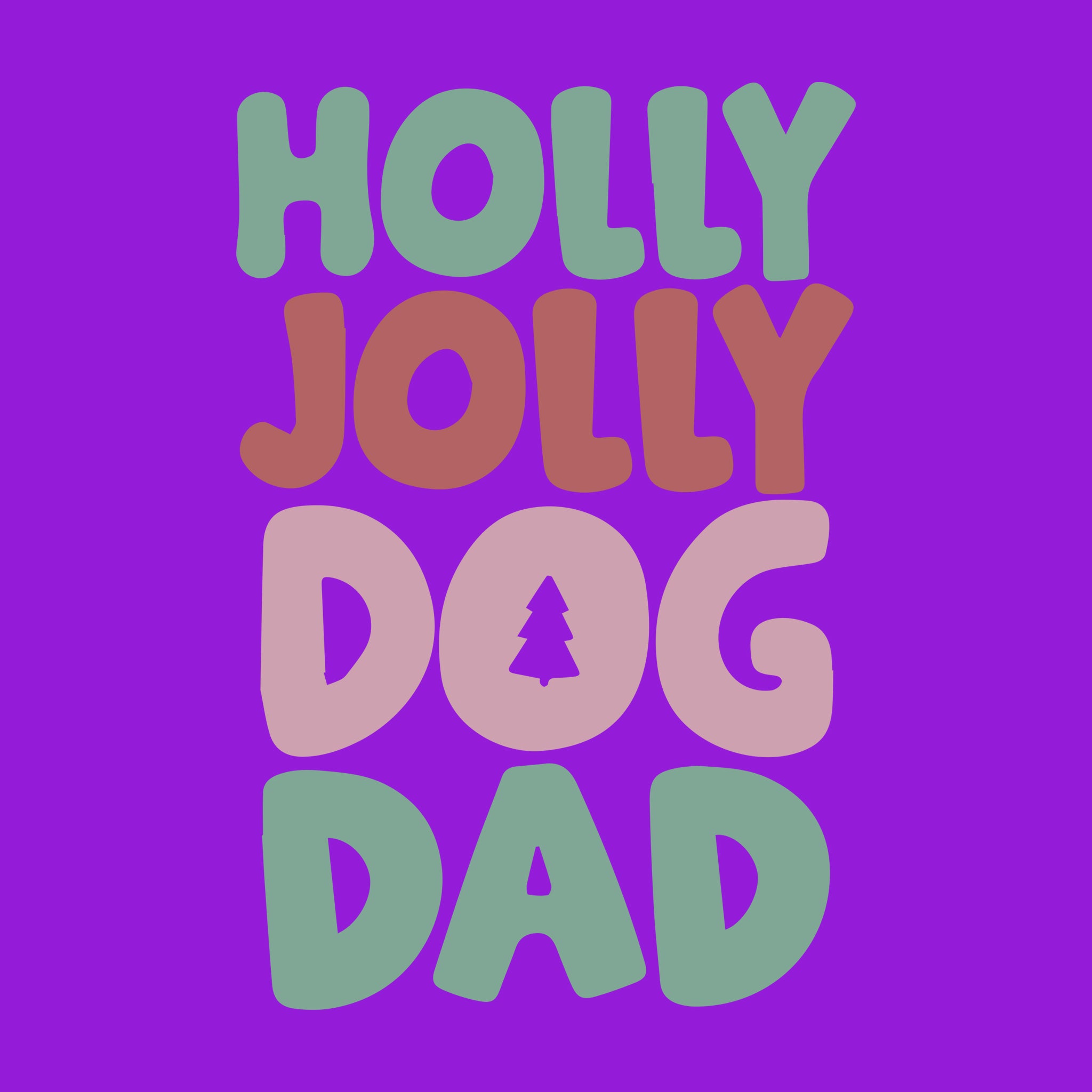 Holly Jolly Dog Dad