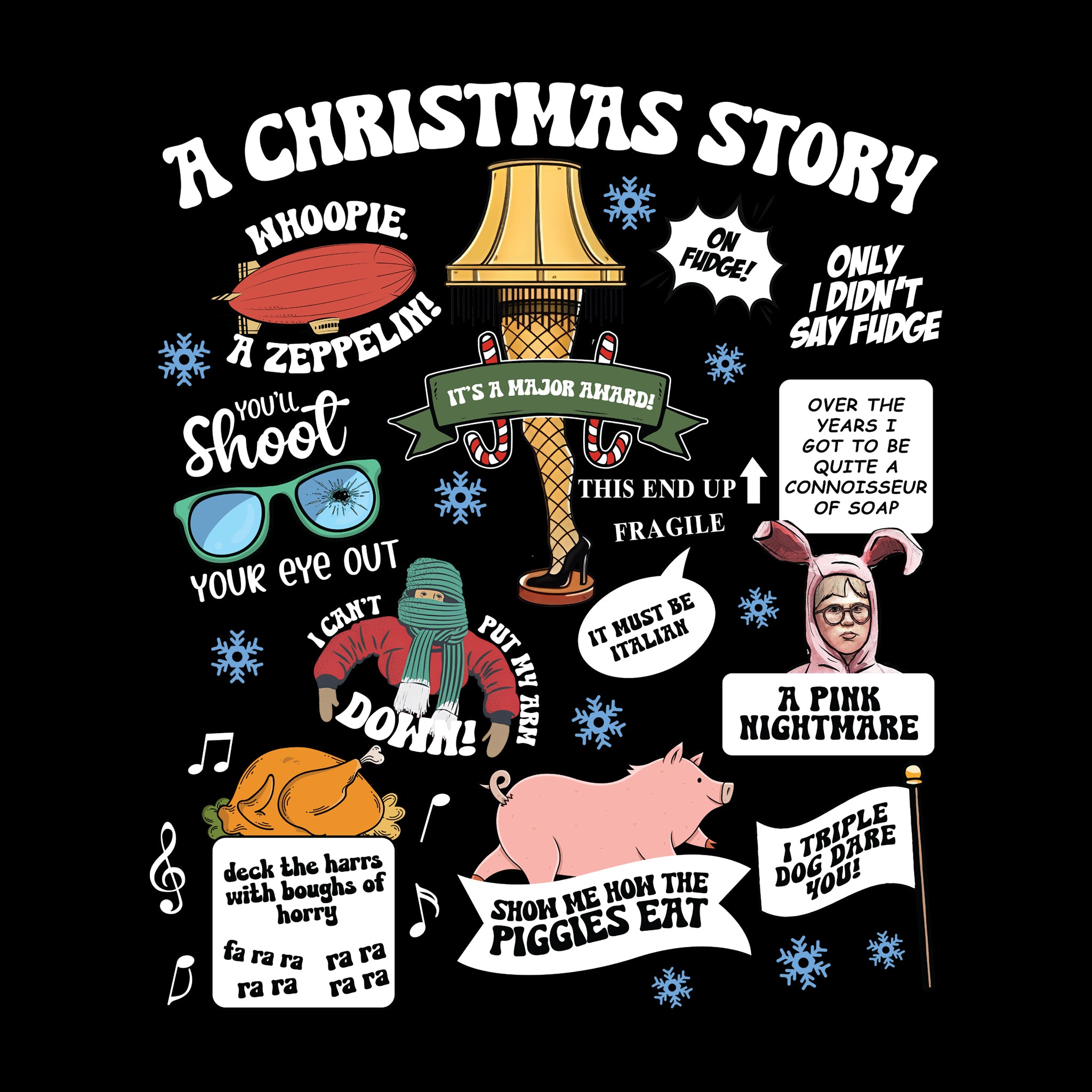 A Christmas Story Collage