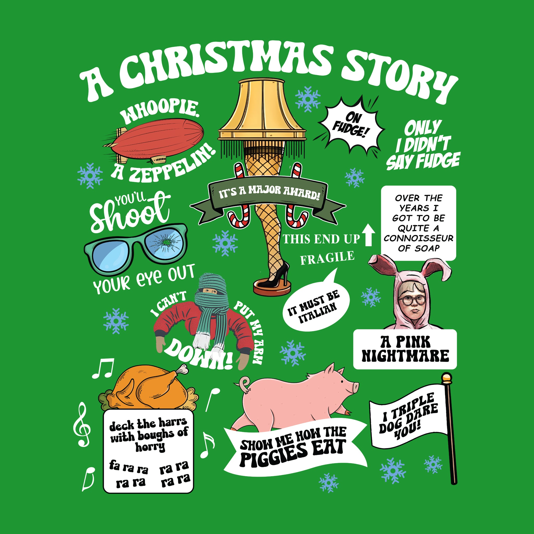 A Christmas Story Collage