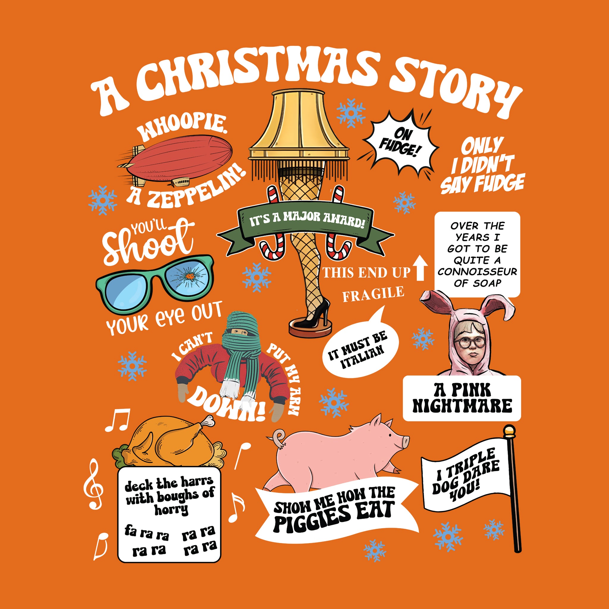 A Christmas Story Collage