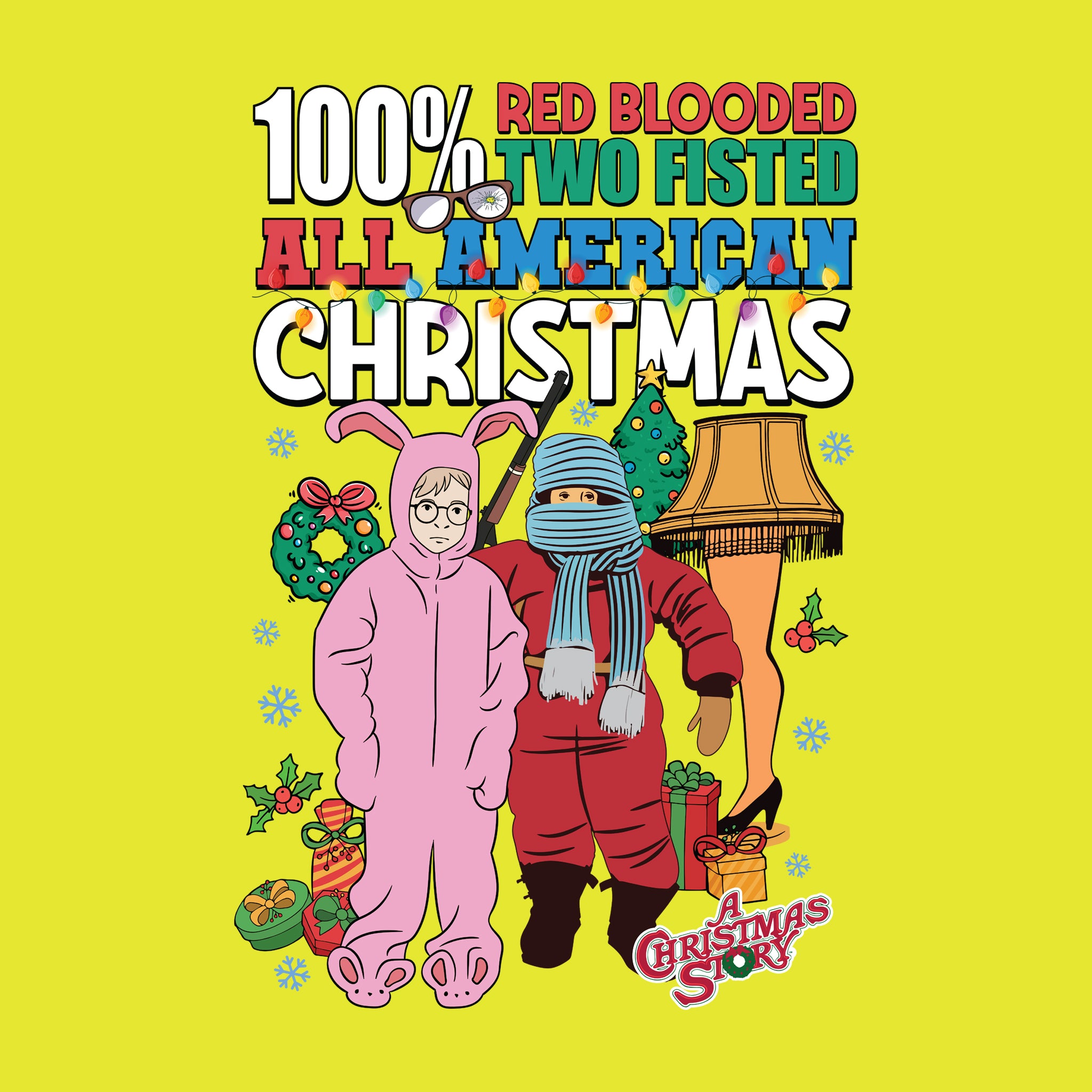 100% Red Blooded All American Christmas