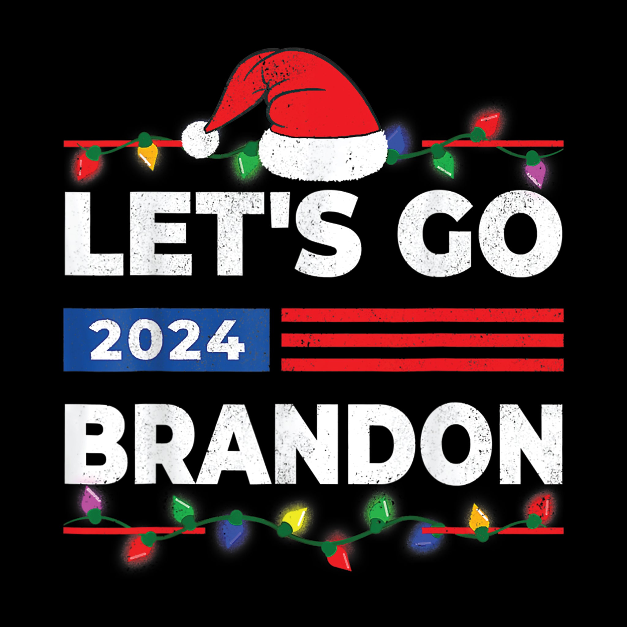 LET'S GO BRANDON 2024 Santa Hat